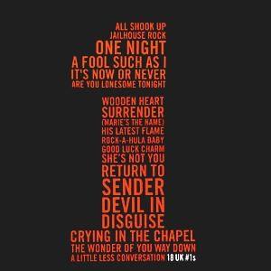 Portada de Álbum "18 UK #1's", de Elvis Presley