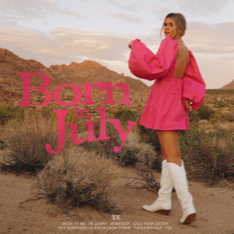 Capa do Álbum "Born In July", de Taylor Edwards