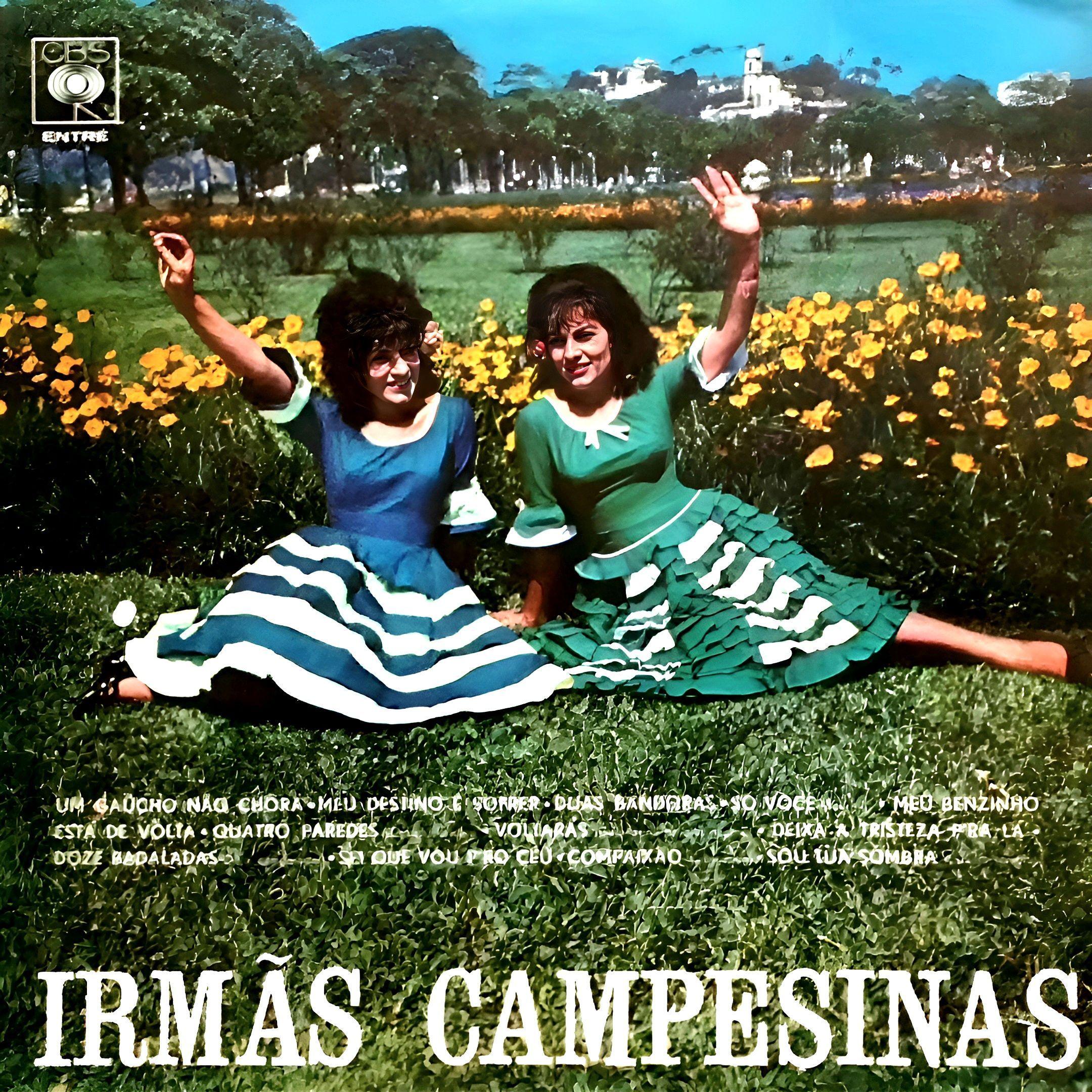 Portada de Álbum "Deixa a Tristeza Pra Lá", de Irmãs Campeirinhas