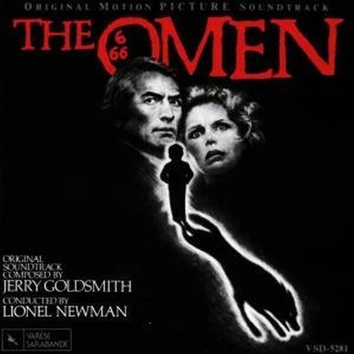 Portada del álbum "The Omen", de Jerry Goldsmith