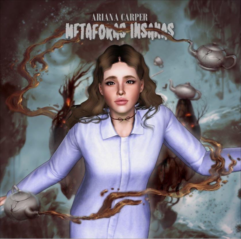 Portada de Álbum "Metáforas Insanas", de Ariana Carper