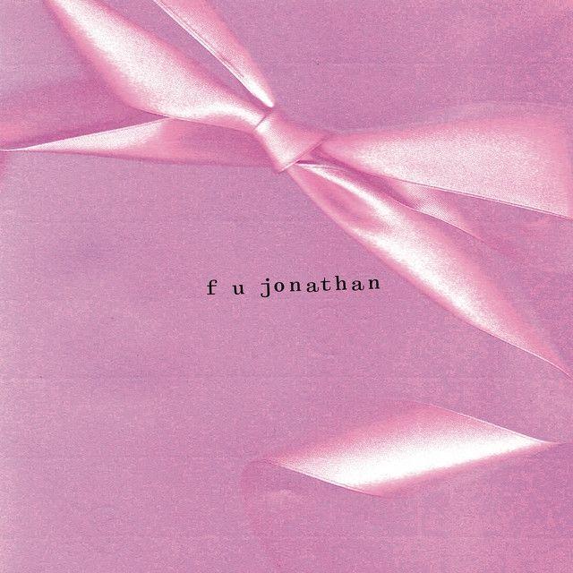 Portada del álbum "f u jonathan ", de panicbaby