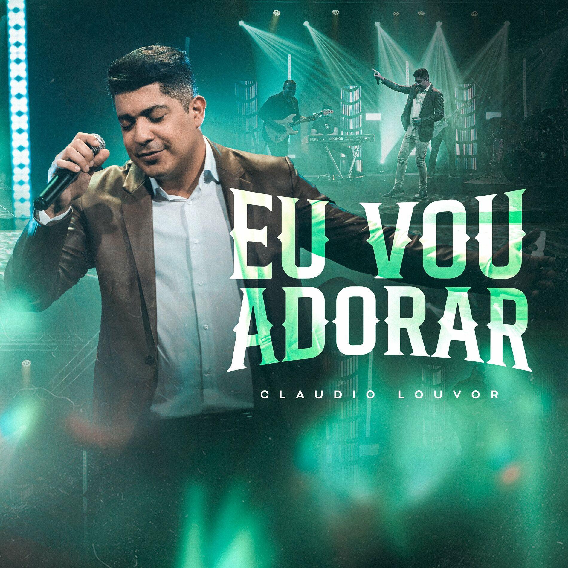 Capa do álbum "Eu Vou Adorar", de Claudio Louvor