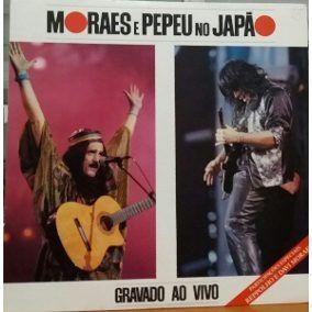 Capa do álbum "Moraes e Pepeu No Japão", de Pepeu Gomes