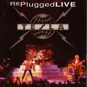 Album cover of "Replugged Live" by Tesla