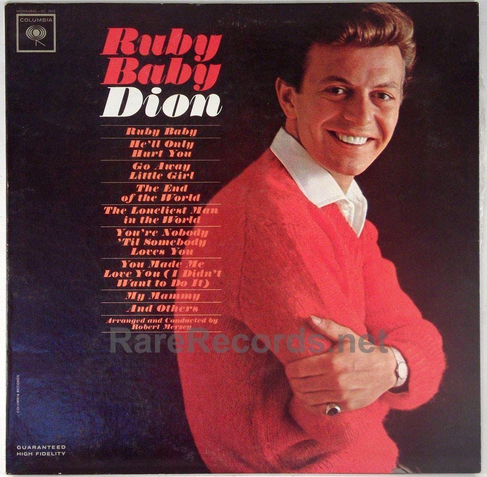 Capa do álbum "Ruby Baby", de Dion
