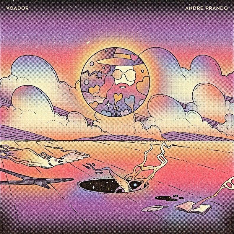 Portada de Álbum "Voador", de André Prando