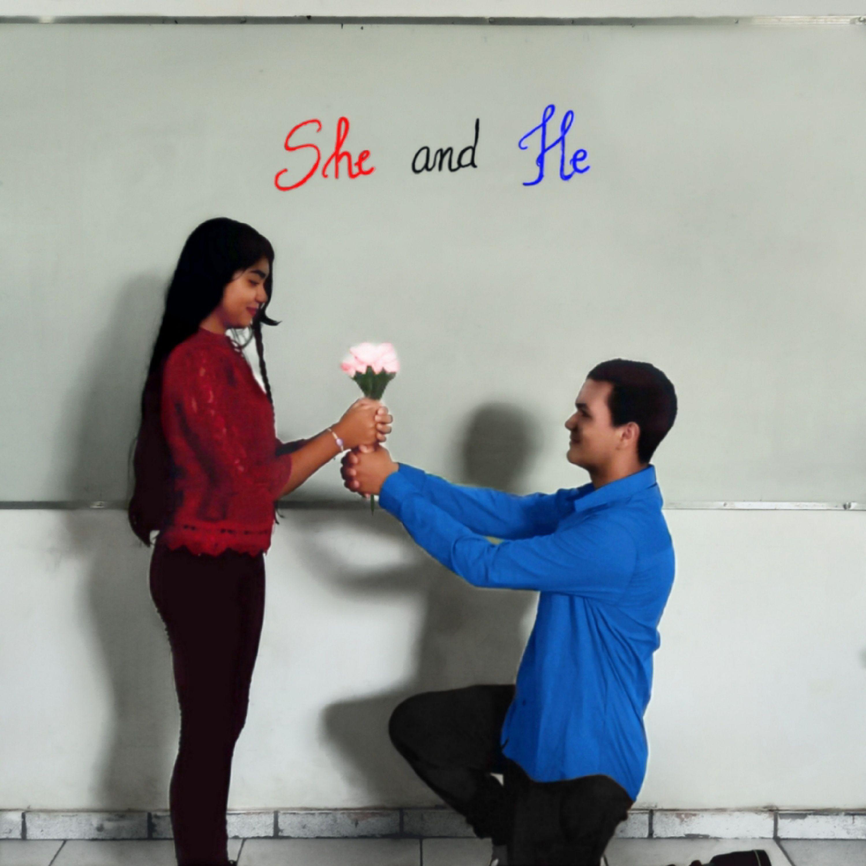 Portada de Sencillo/EP "She and He", de Luiz Guilherme