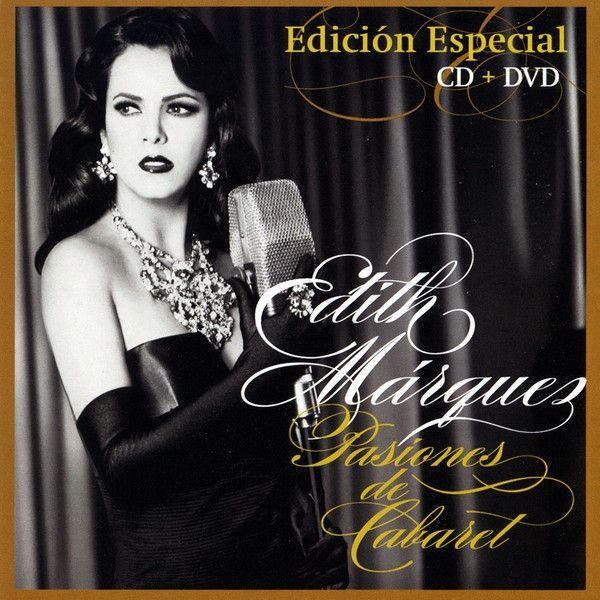 Capa do álbum "Pasiones de Cabaret", de Edith Márquez