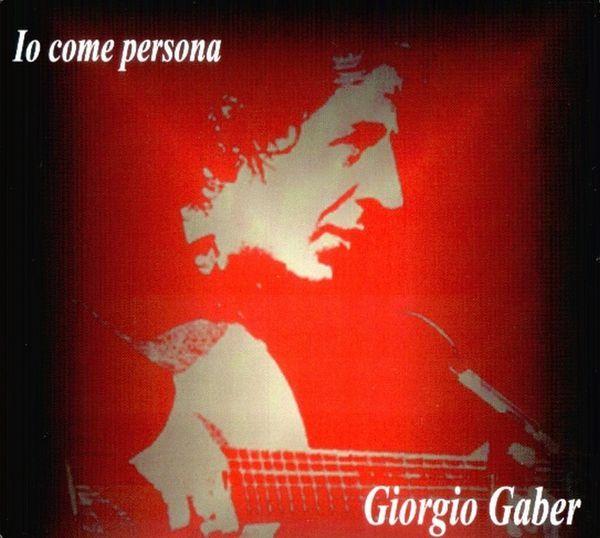 Portada de Álbum "Io Come Persona", de Giorgio Gaber
