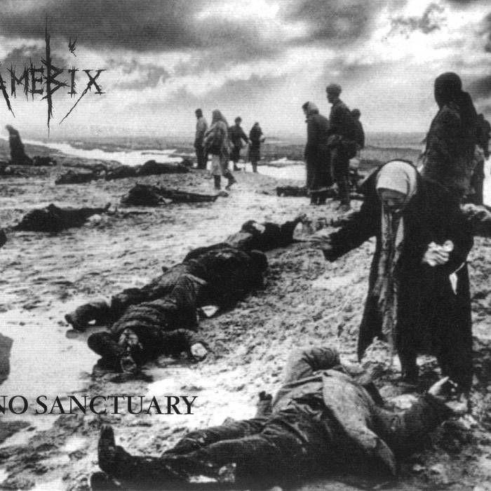Capa do Álbum "No Sanctuary", de Amebix