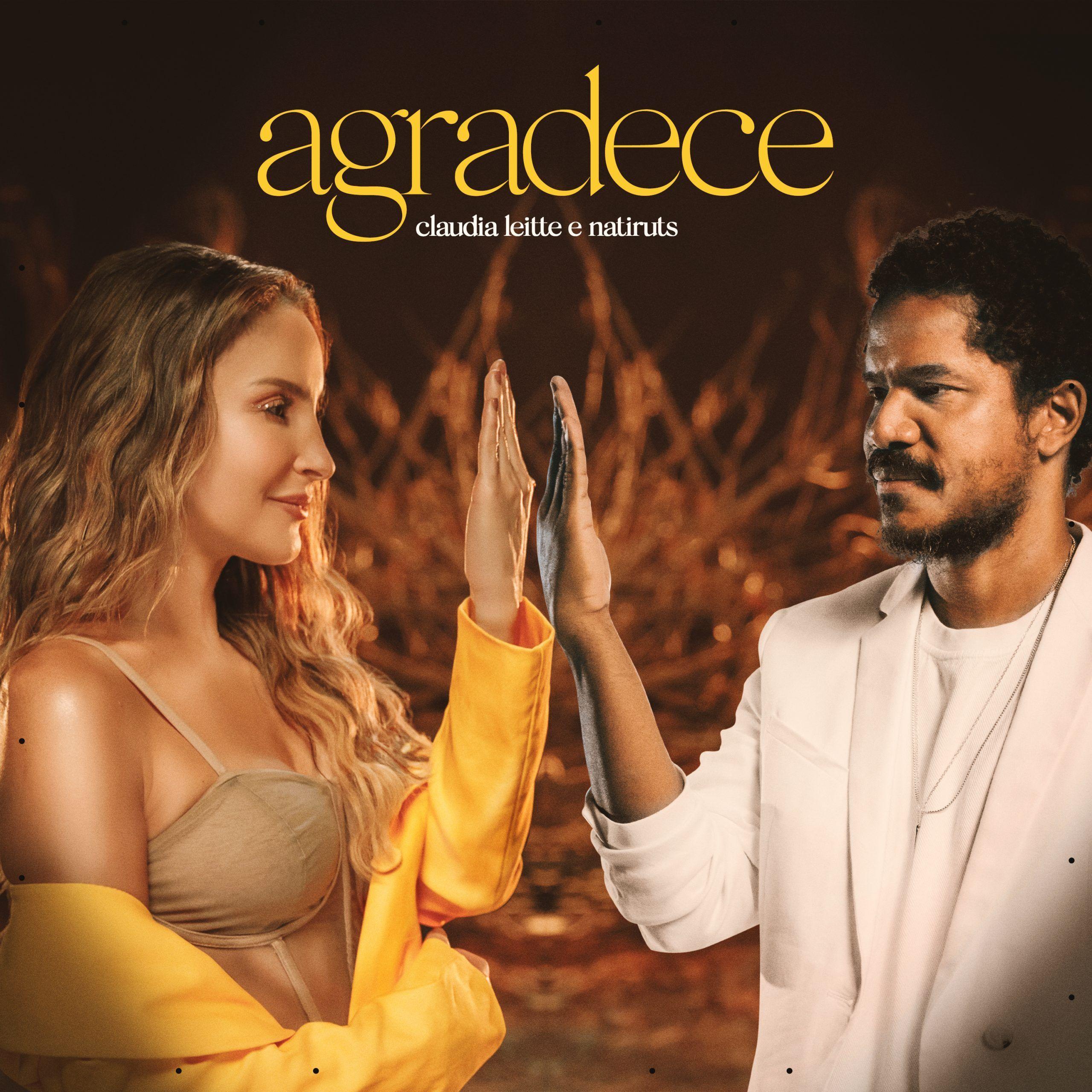 Portada de Sencillo/EP "Agradece (part. Natiruts)", de Claudia Leitte