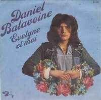 Capa do Single/EP "Evelyne Et Moi", de Daniel Balavoine