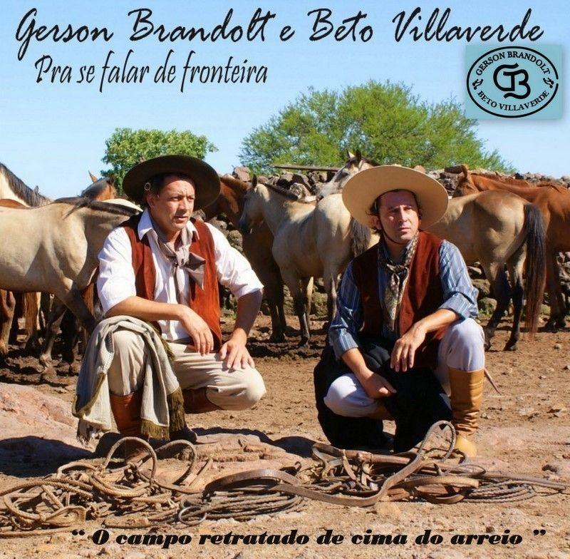 Portada de Álbum "Pra Se Falar de Fronteira", de Gerson Brandolt e Beto Villaverde