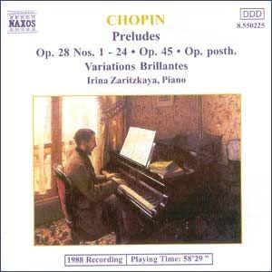 Capa do Álbum "Chopin - Preludes", de Frédéric Chopin