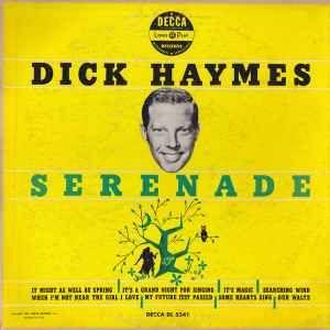 Portada del álbum "Serenade", de Dick Haymes