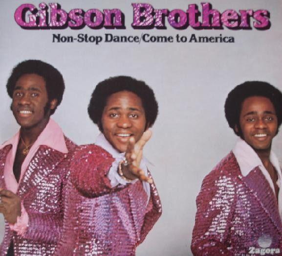 Portada de Álbum "Non-stop Dance / Come To America", de Gibson Brothers