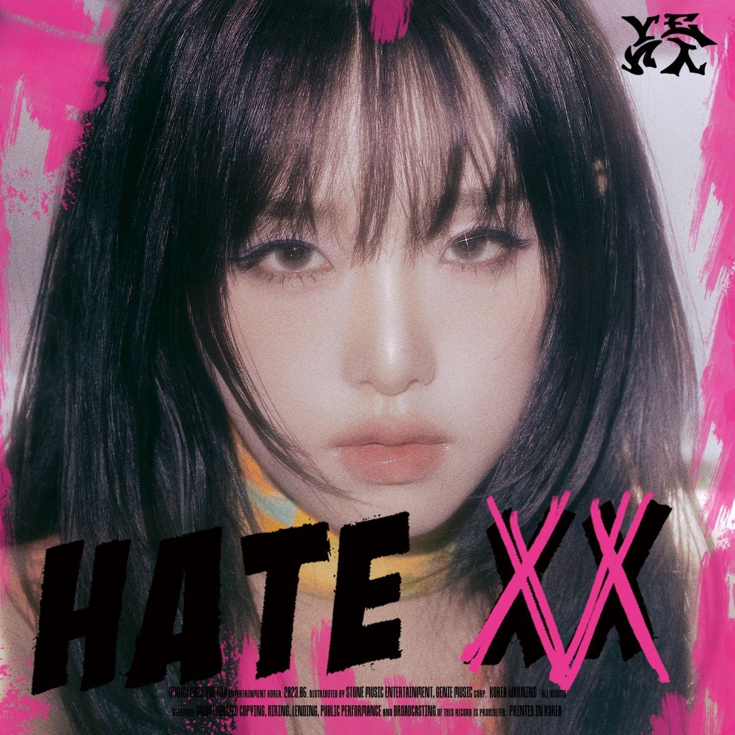 Capa do álbum "HATE XX", de YENA
