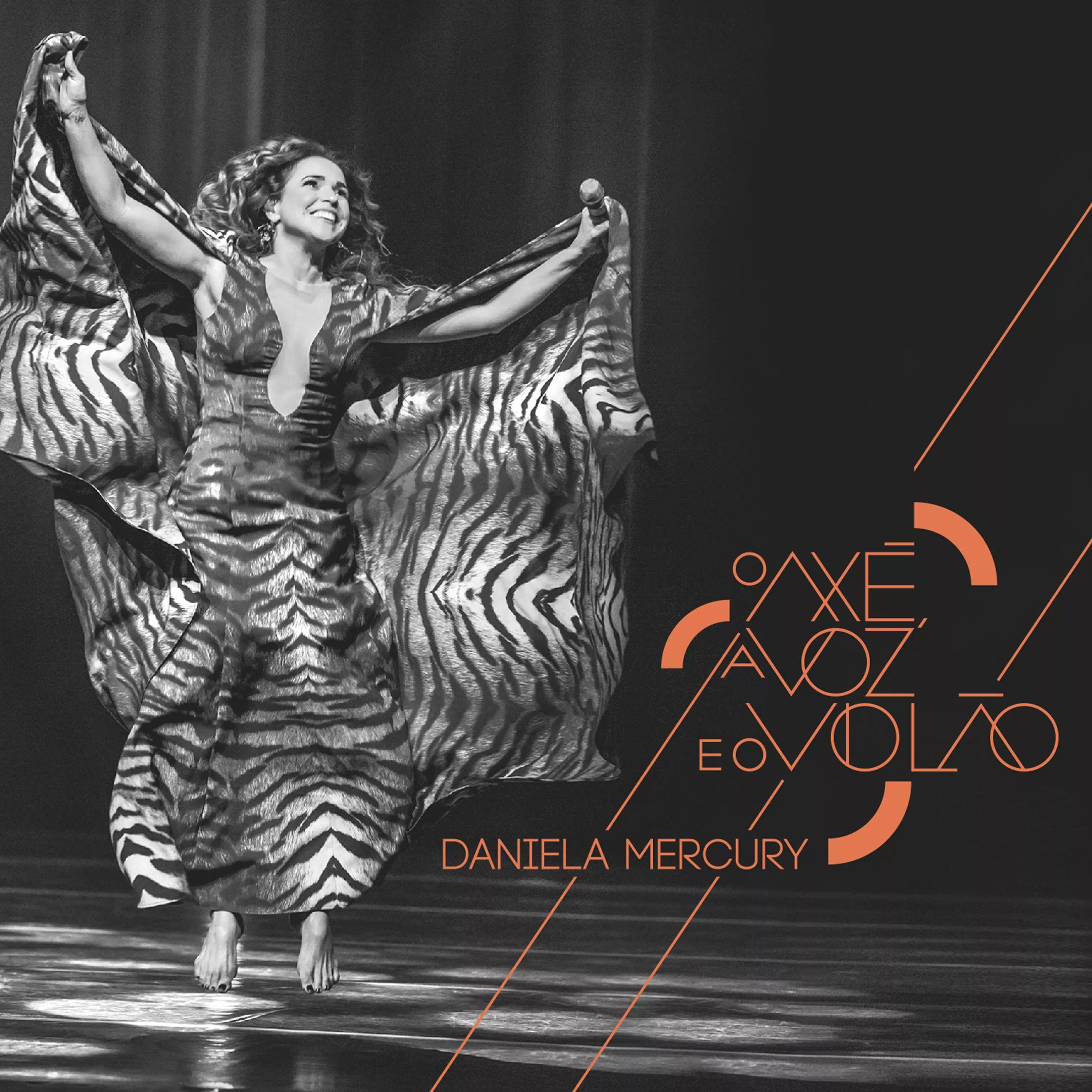 Portada del álbum "O Axé, a Voz e o Violão", de Daniela Mercury