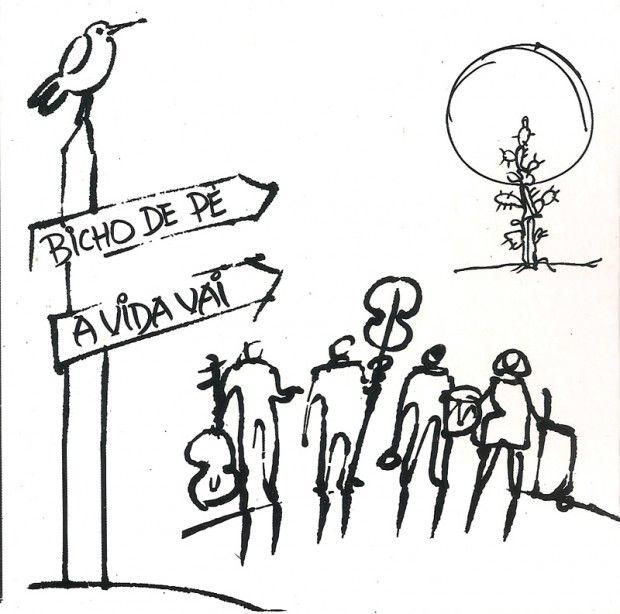 Portada de Álbum "A Vida Vai", de Bicho de Pé