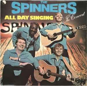Capa do Álbum "All Day Singing - The Spinners In Concert", de The Spinners