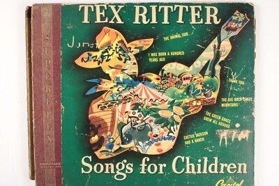 Capa do álbum "Songs For Children", de Tex Ritter