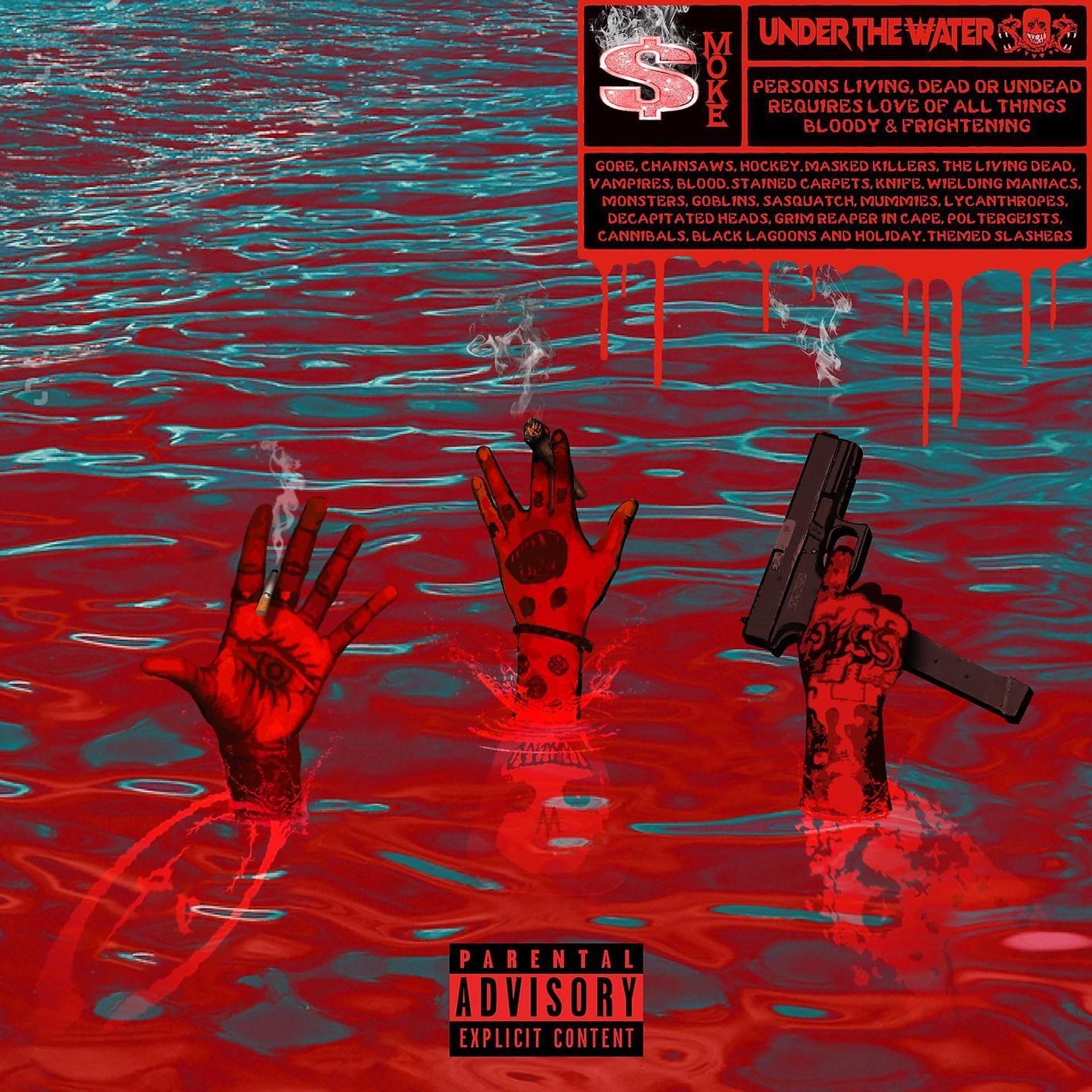 Capa do Single/EP "$MOKE UNDER THE WATER", de Keith Ape
