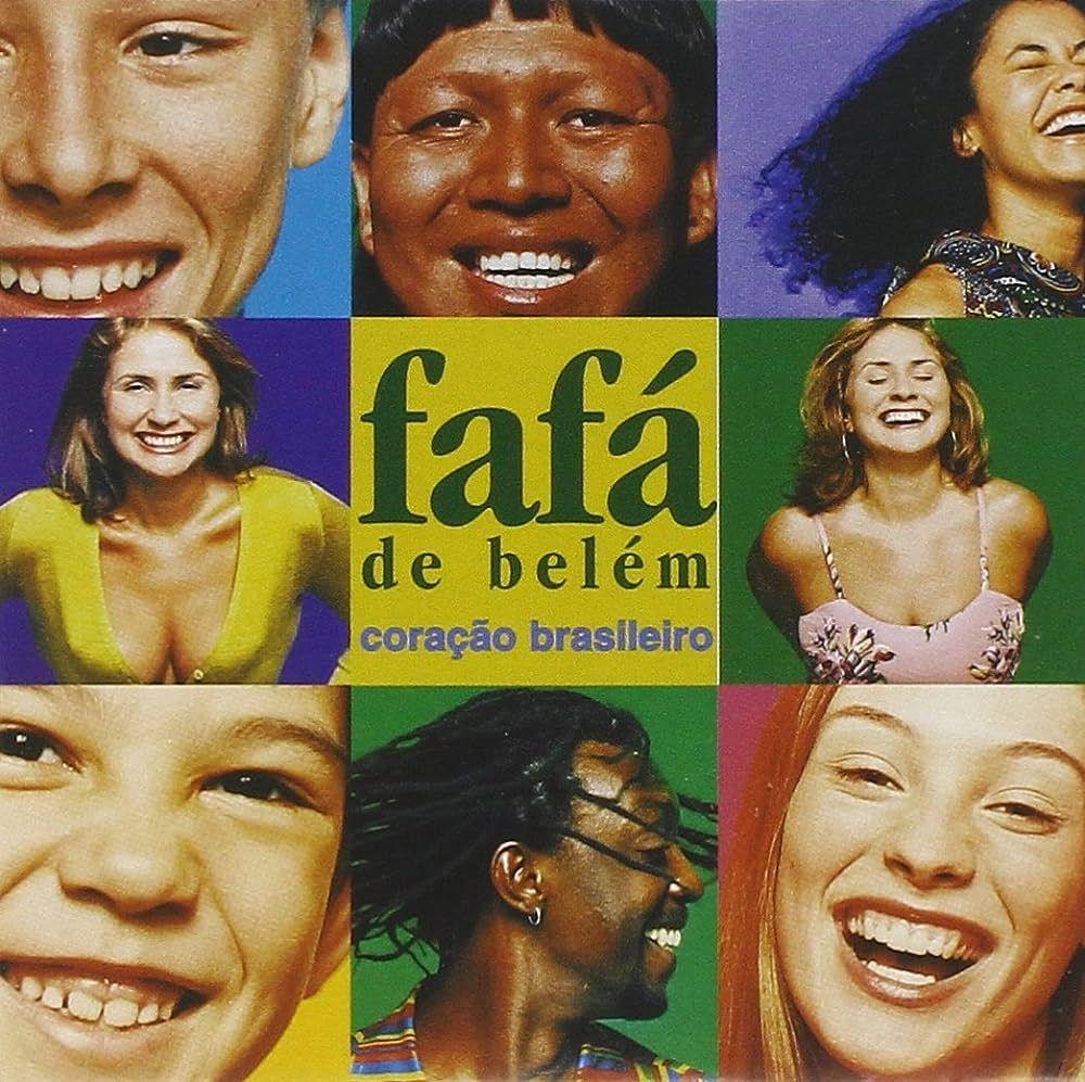Portada del álbum "Coração Brasileiro", de Fafá de Belém