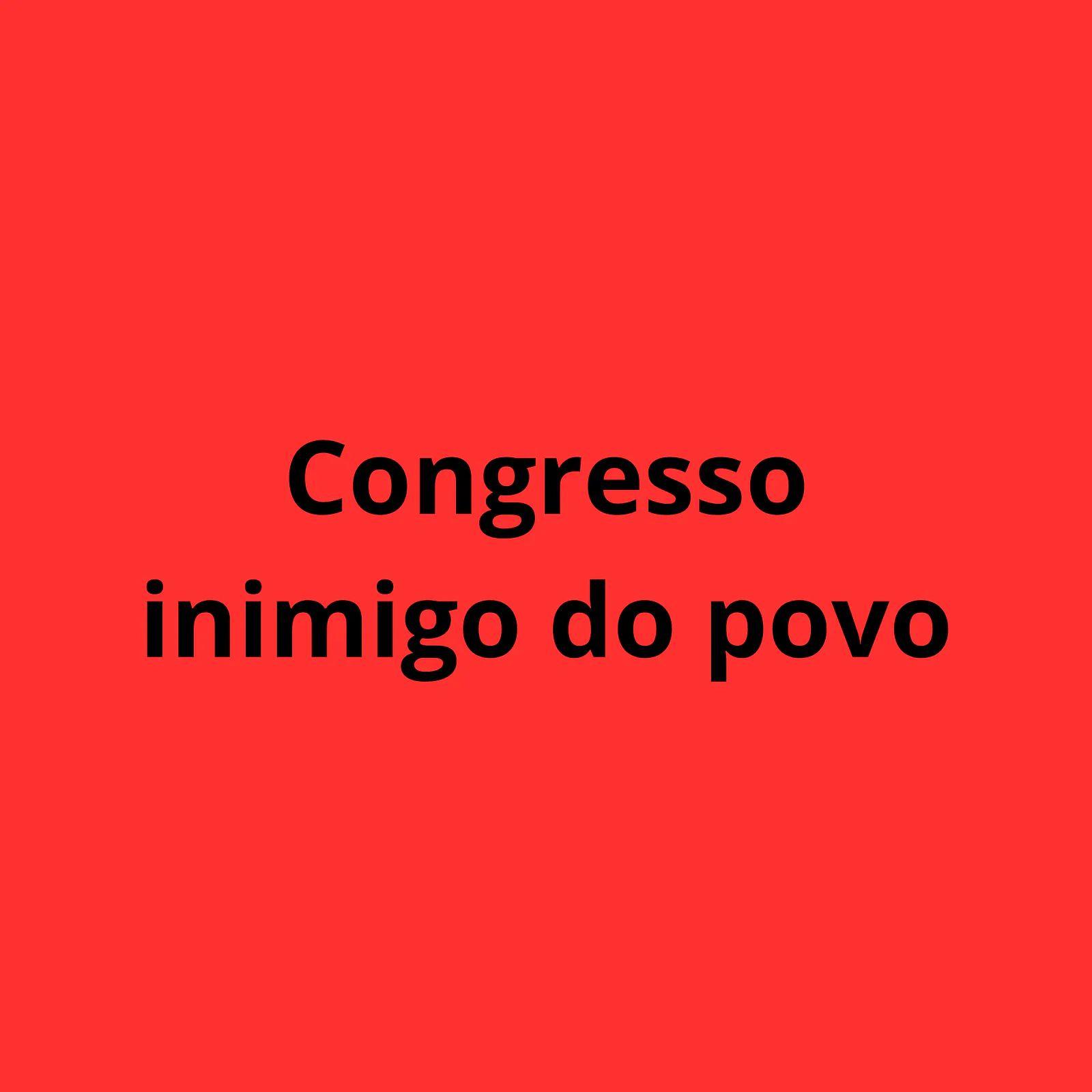 Portada de Álbum "Congresso inimigo do povo", de David Defante