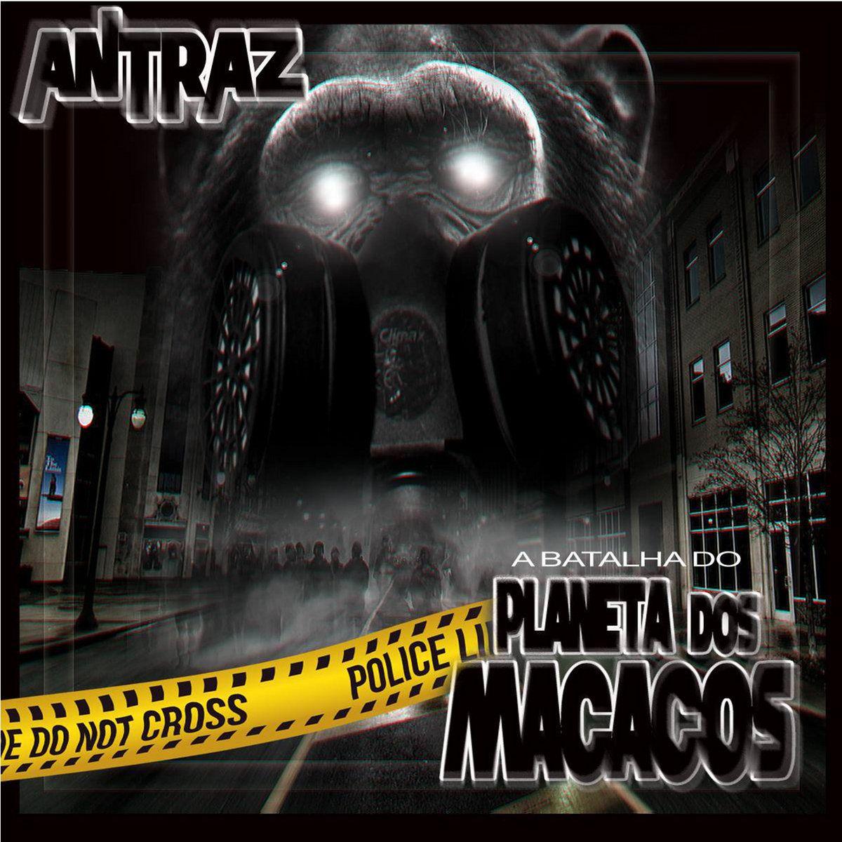 Capa do Álbum "A Batalha do Planeta Dos Macacos", de Antraz Mentalz