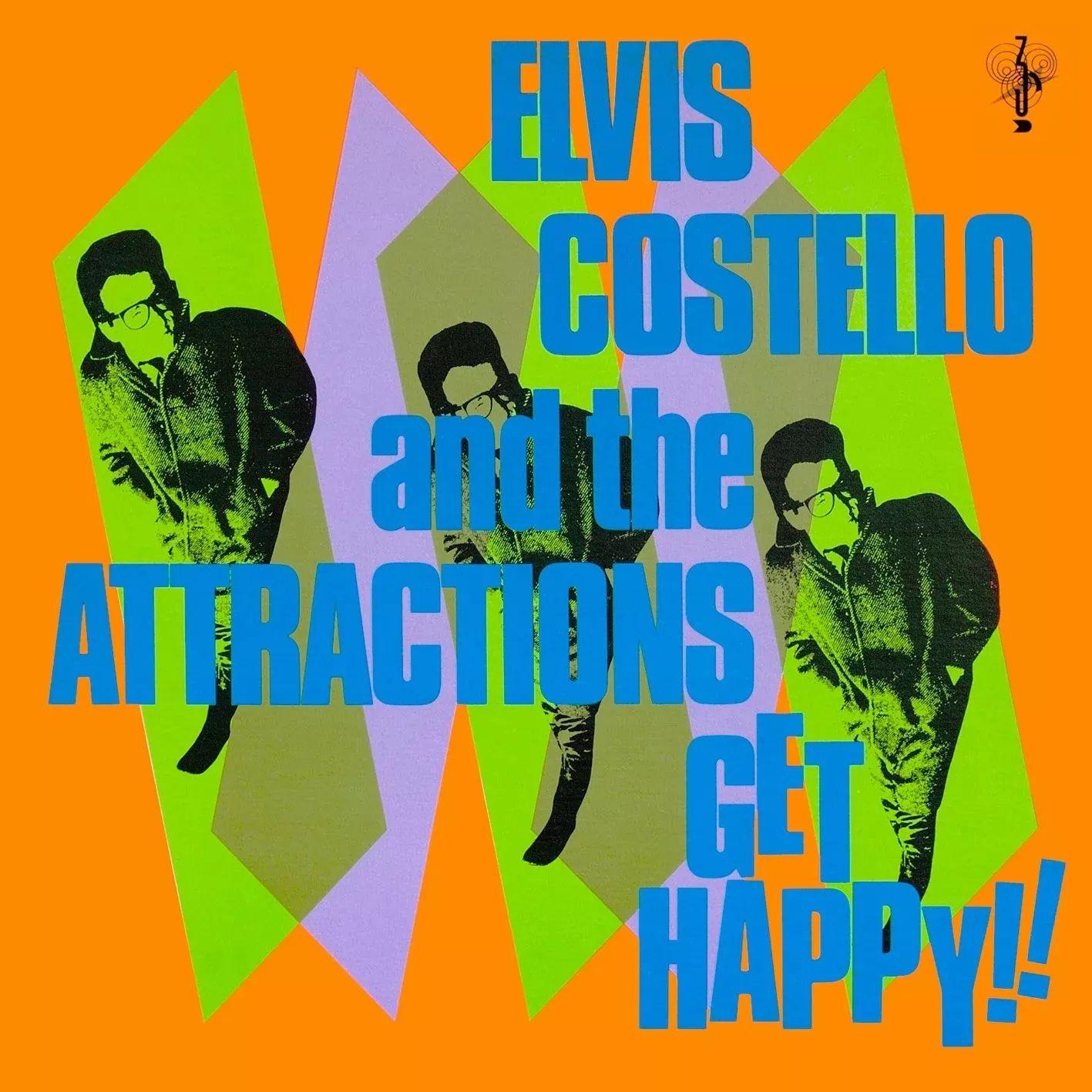 Portada de Álbum "Get Happy!!", de Elvis Costello