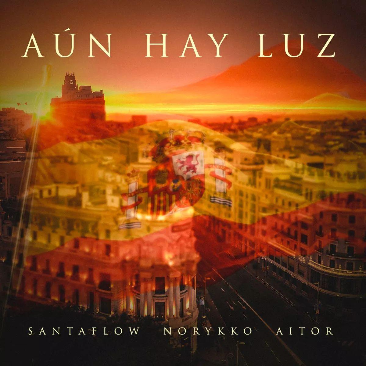Portada de Sencillo/EP "Aún Hay Luz", de Santaflow