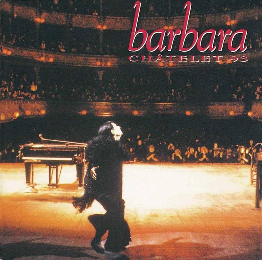 Capa do álbum "Châtelet 93", de Barbara
