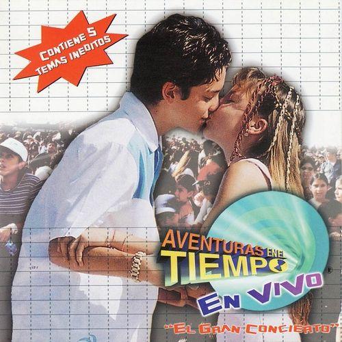 Album cover of "Aventuras En El Tiempo (En Vivo)" by Aventuras En El Tiempo