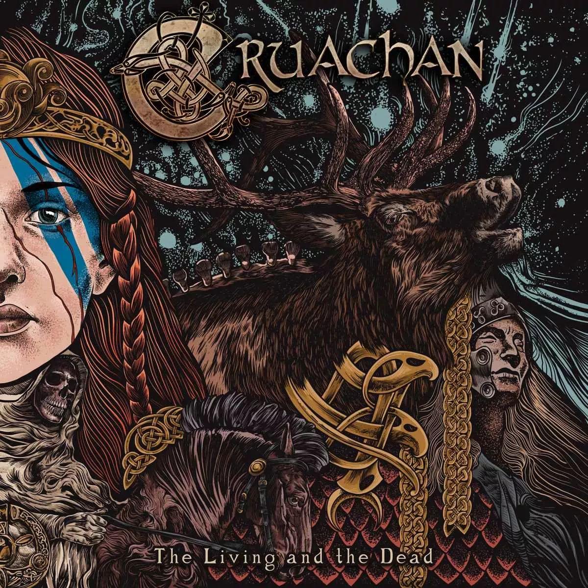 Capa do Álbum "The Living and the Dead", de Cruachan