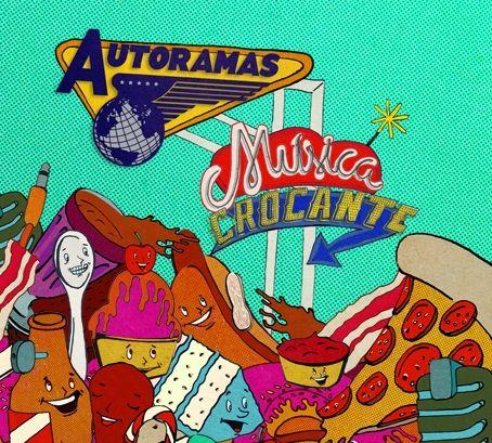 Portada de Álbum "Música Crocante", de Autoramas