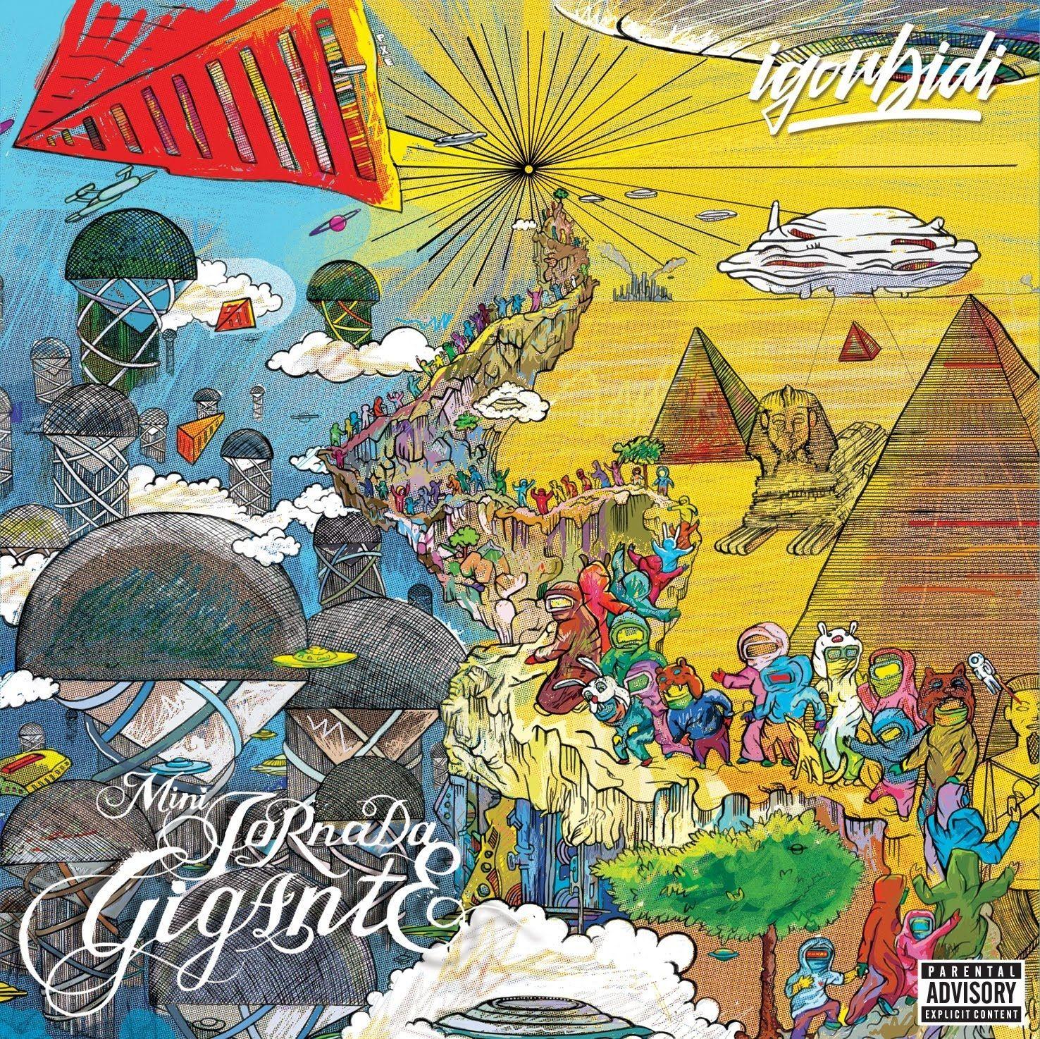 Capa do Álbum "Mini Jornada Gigante", de Igor Bidi