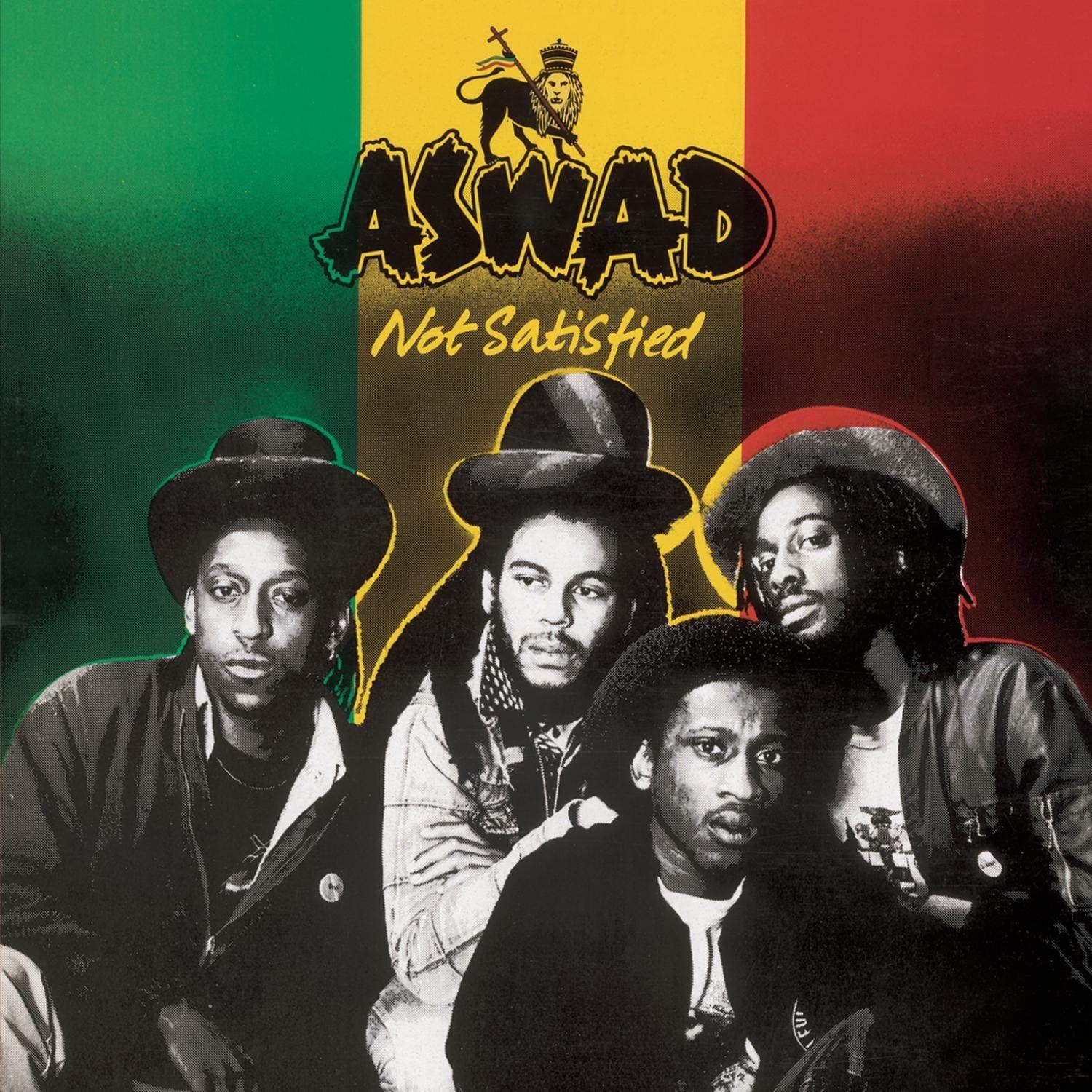 Portada del álbum "Not Satisfied", de Aswad