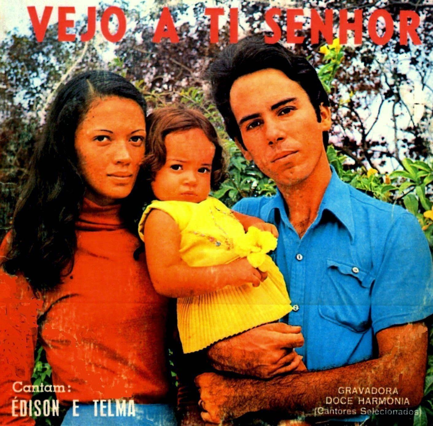 Capa do álbum "Vejo a Ti, Senhor", de Édison e Telma