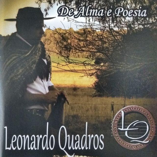 Capa do Álbum "De Alma e Poesia", de Leonardo Quadros