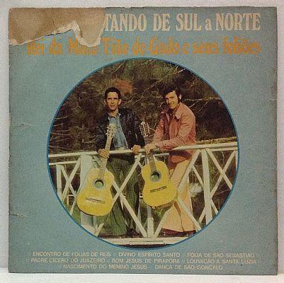 Portada de Álbum "Cantando De Sul A Norte", de Rei da Mata e Tião do Gado