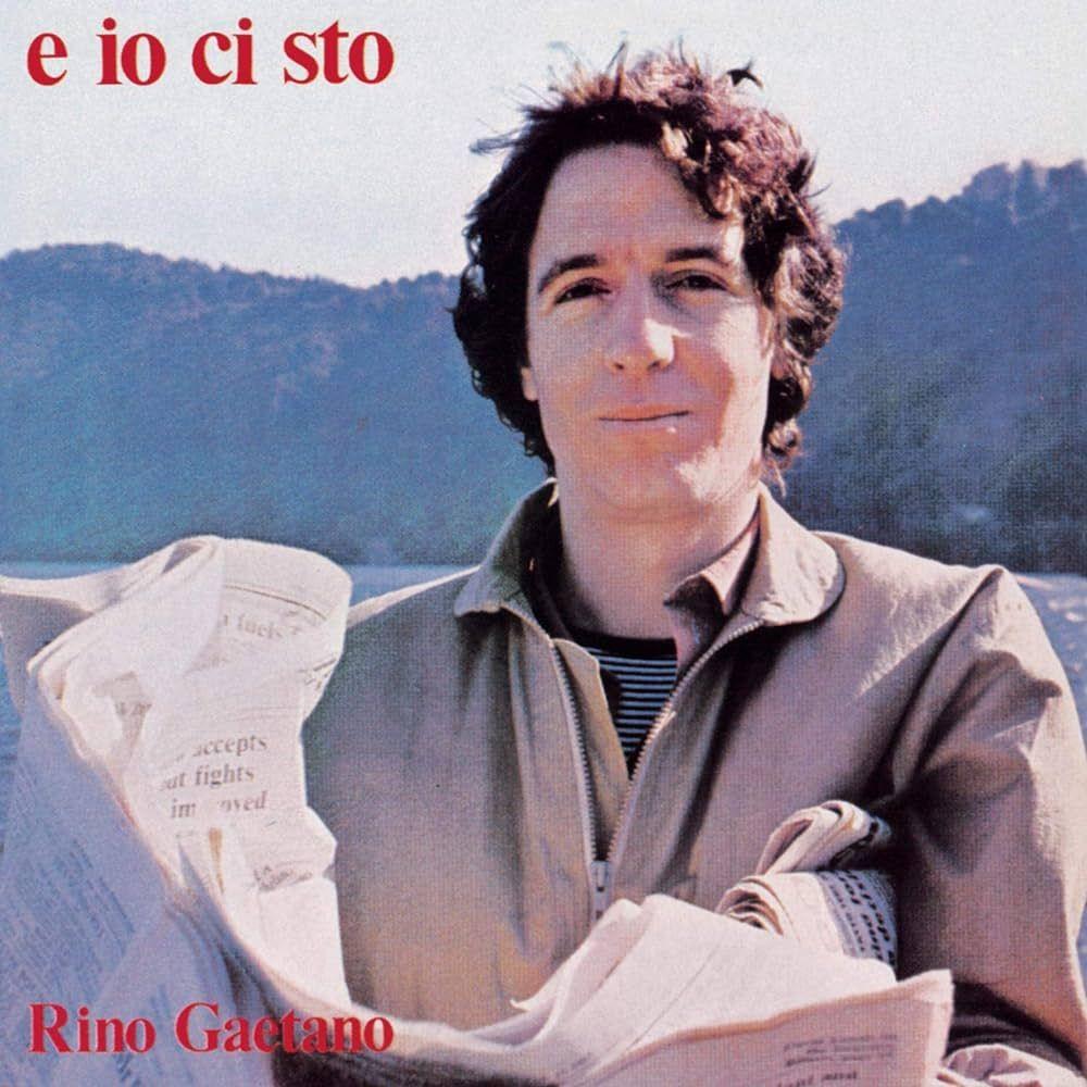 Portada de Álbum "E Io Ci Sto", de Rino Gaetano