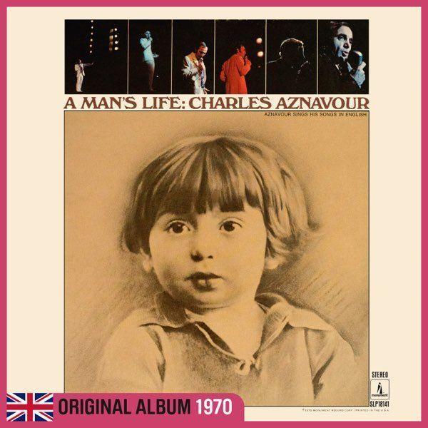 Portada del álbum "A Man's Life", de Charles Aznavour