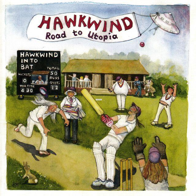 Portada del álbum "Road To Utopia", de Hawkwind