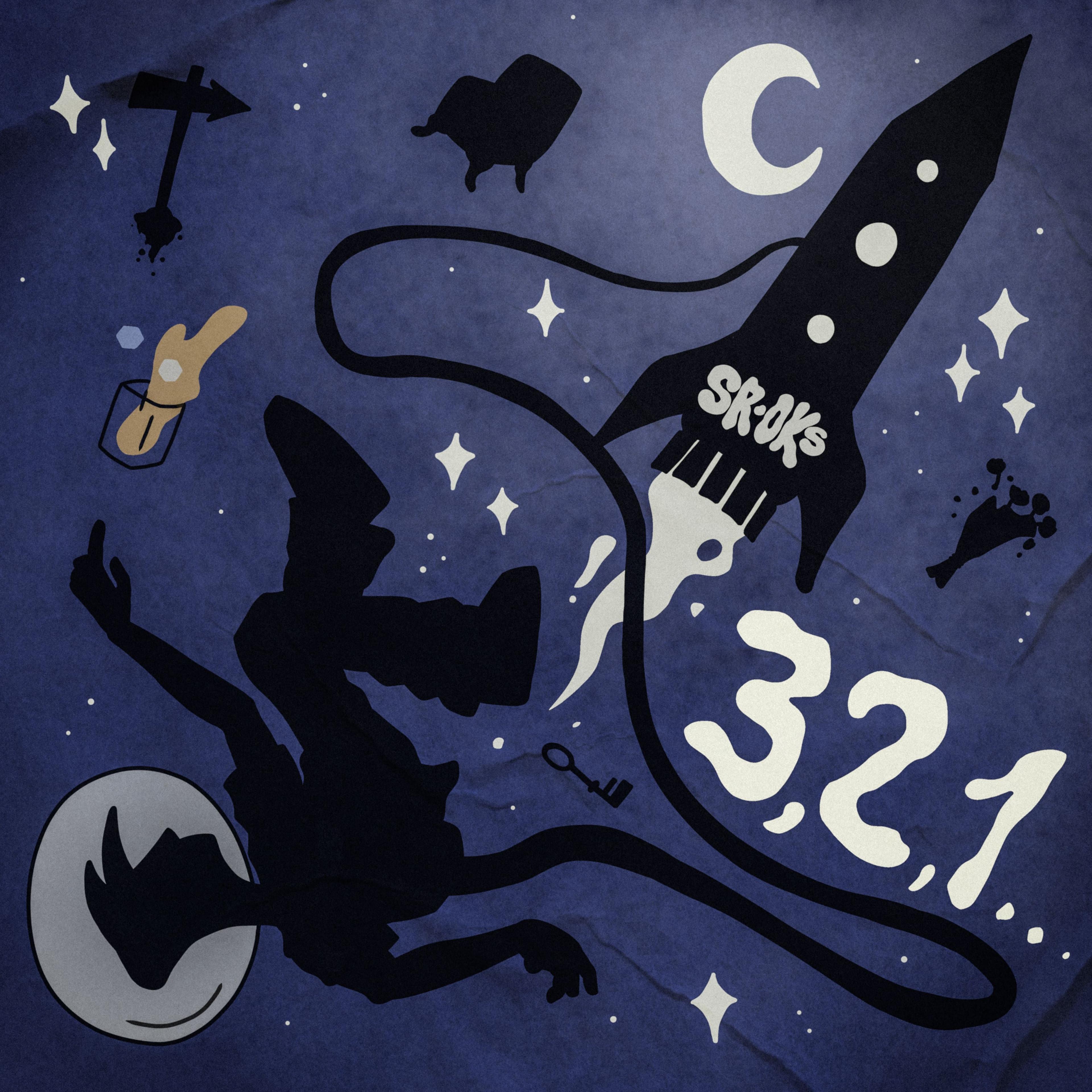 Portada de Sencillo/EP "3, 2, 1...", de Sr. Oks