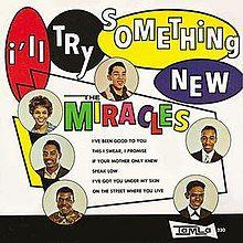 Portada del álbum "I'll Try Something New	  ", de The Miracles