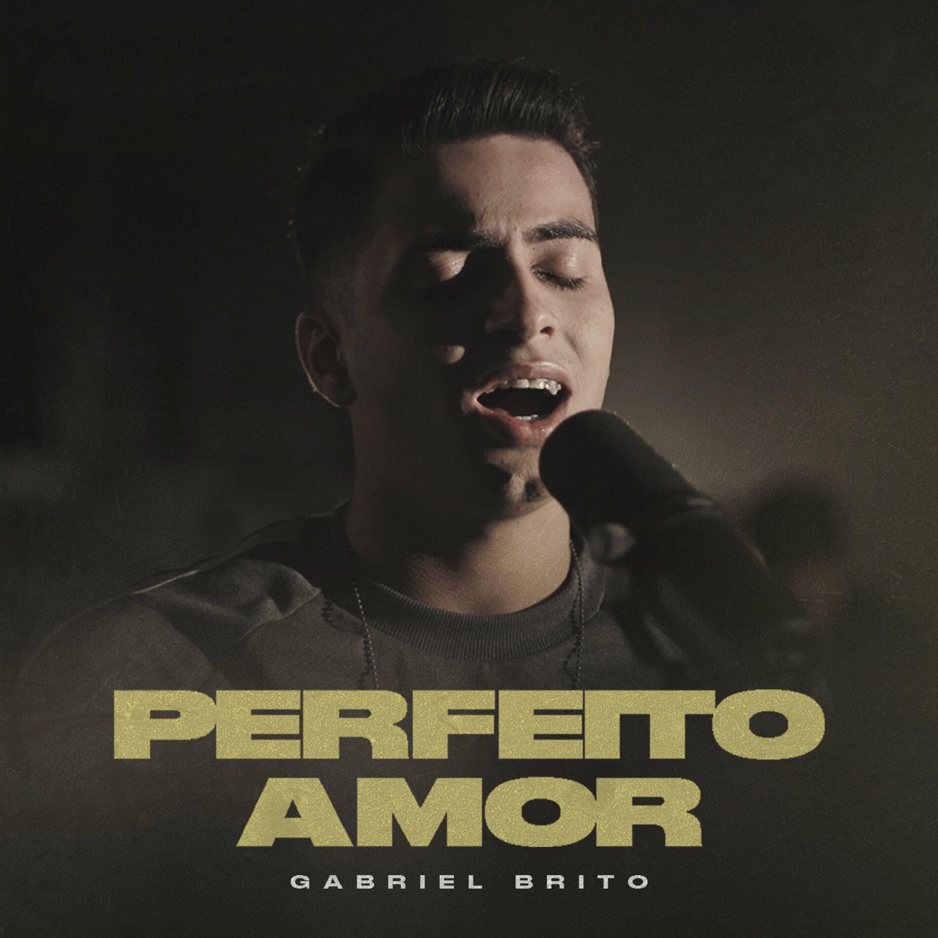 Capa do álbum "Perfeito Amor", de Gabriel Brito