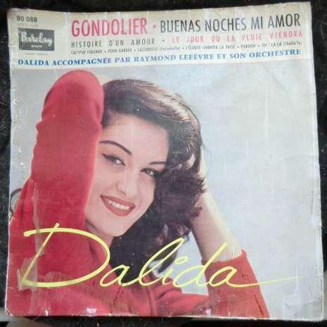 Album cover of "Gondolier" by Dalida