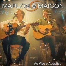 Capa do Álbum "Ao Vivo e Acústico", de Marlon & Maicon