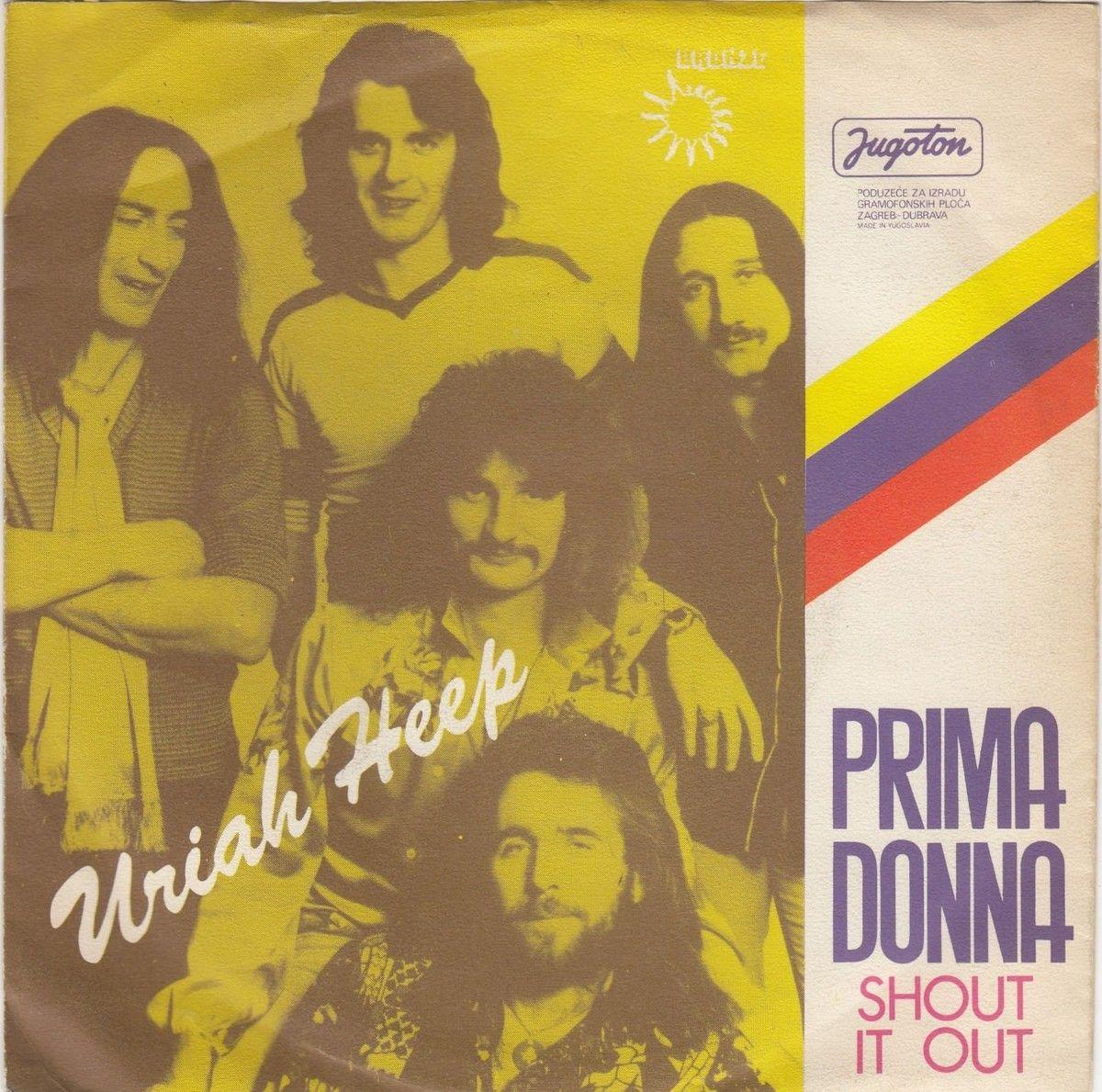 Portada del álbum "Prima Donna", de Uriah Heep